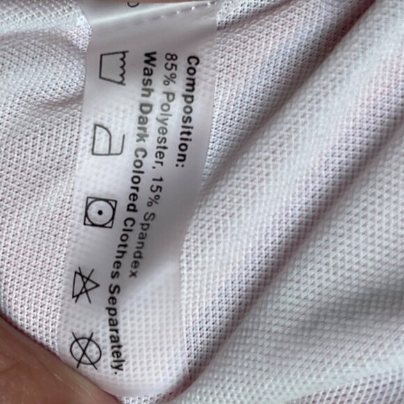 Zaful Swimsuit Women  Large Pink Textured V-Neck Crossback Straps 2 Piece Cheeky - Picture 7 of 8